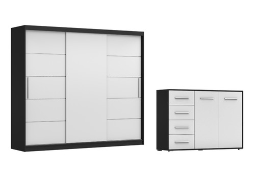 2er set schwebetürenschrank - 2er-set,