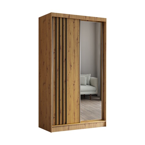 Kleiderschrank neli 120 mit - kleiderschrank,