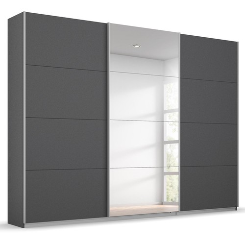 Schwebetürenschrank grau - schwebetürenschrank,