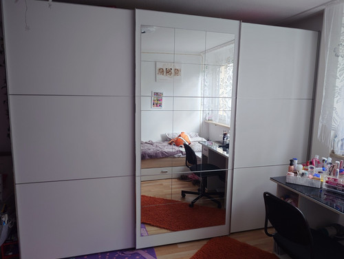 Schwebetürenschrank türig - schwebetürenschrank, 3-türig