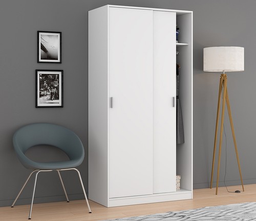 Schwebetürenschrank max weiß - max,