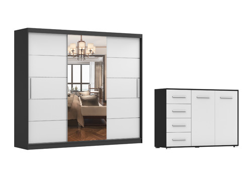 2er set schwebetürenschrank - 2er-set,